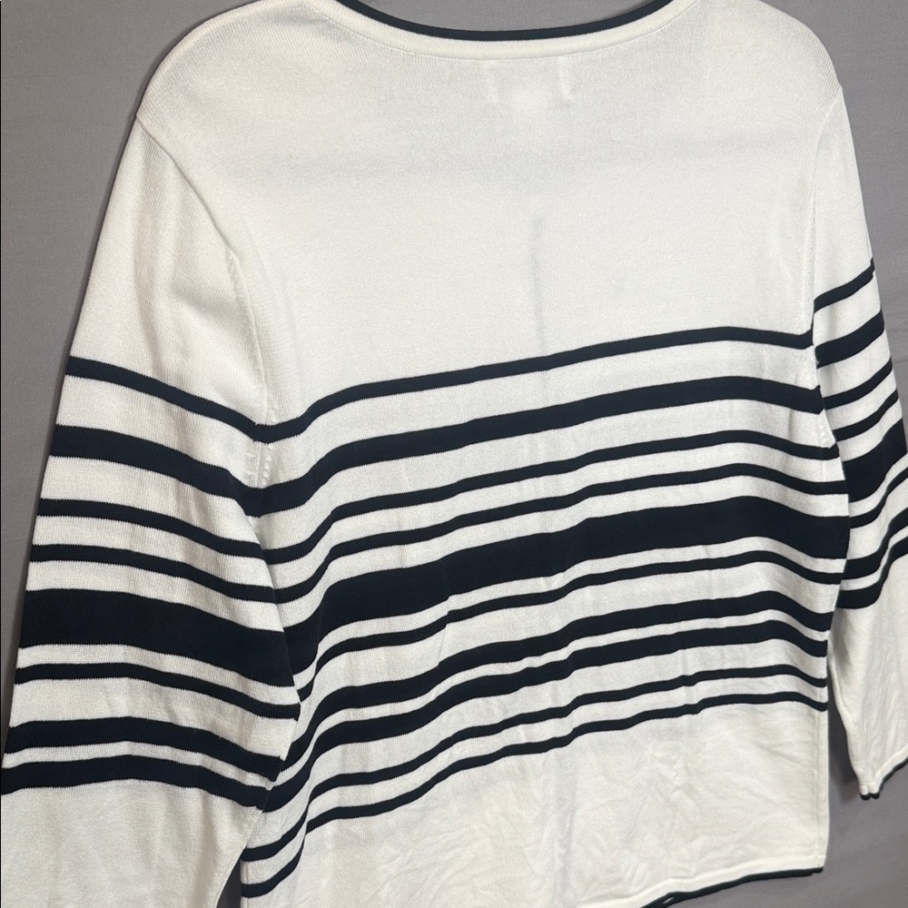 Pendleton Striped Button Front Cardigan Sweater W… - image 8